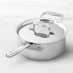 All-Clad D5® Polished Stainless-Steel Saucepan, 3-Qt