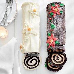 Winter Wonderland Buche De Noel Cake