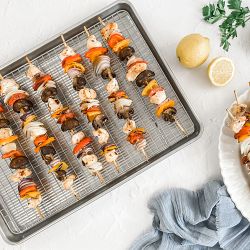 USA Pan Extra Large Nonstick Sheet Pan + Cooling Rack