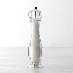 Williams Sonoma Traditional Acrylic Salt & Pepper Mills, 9"