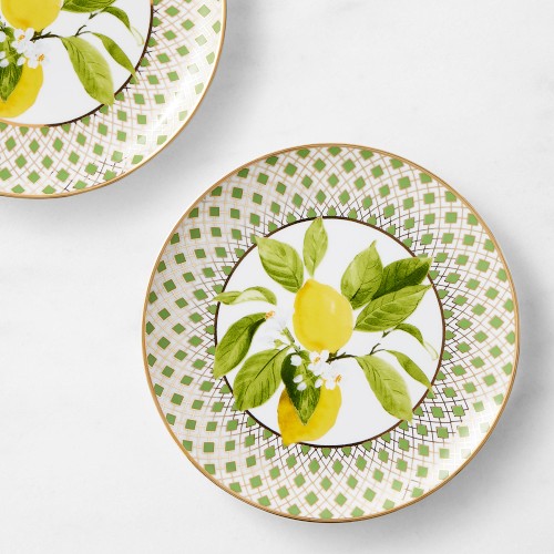 Limone Appetizer Plates, Set of 4