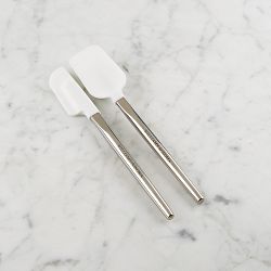 Williams Sonoma Silicone Mini Spatula & Spoonula with Stainless-Steel Handle