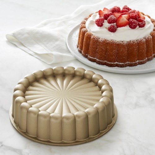 Nordic Ware Cast Aluminum Nonstick Charlotte Cake Pan