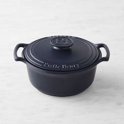 Emile Henry Sublime French Ceramic Dutch Oven, 4-Qt, Matte Navy