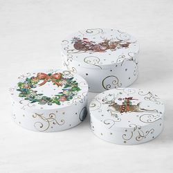 'Twas the Night Before Christmas the Night Before Christmas Dessert Nesting Tins, Set of 3