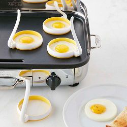 Williams Sonoma Nonstick Egg Fry Ring Moulds, Set of 4