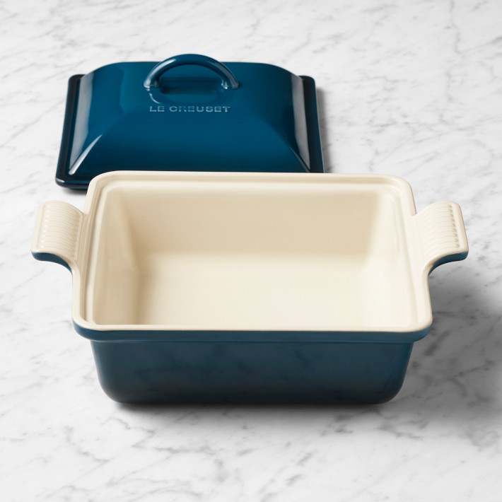 ルクルーゼ　スクエアベイカー Le Creuset Stoneware Heritage Covered Square Baking Pan | Williams