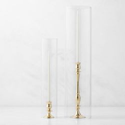 Hurricane Glass Taper Holders