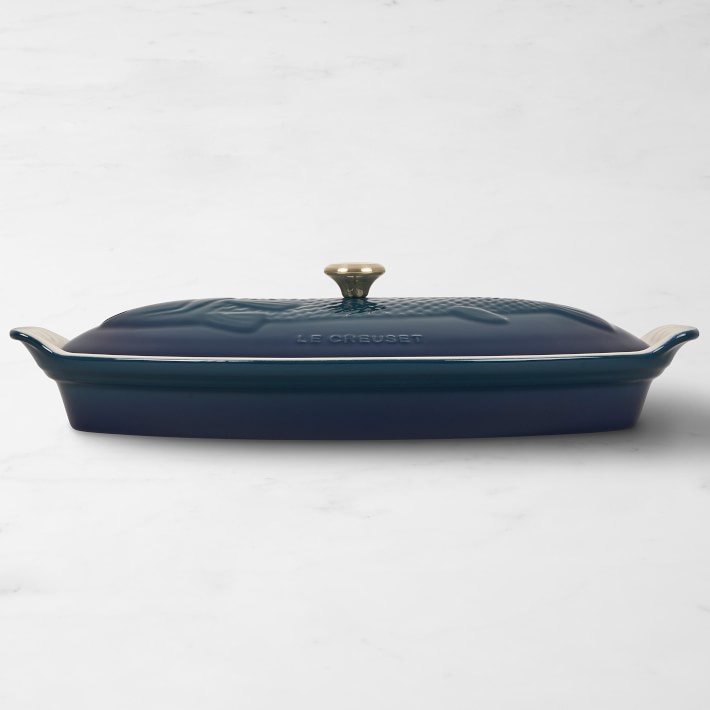 Le Creuset Stoneware Oval Fish Baker, 1 3/4 Qt. | Williams Sonoma