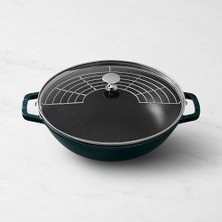 Staub Enameled Cast Iron Perfect Pan Wok, 12"