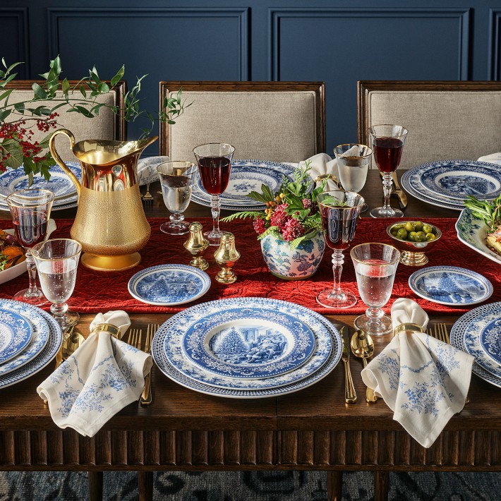 Spode x Williams Sonoma English Floral Holiday Dinnerware