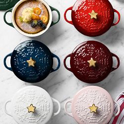 Le Creuset Noel Mini Cocotte with Star Knob, 24-oz