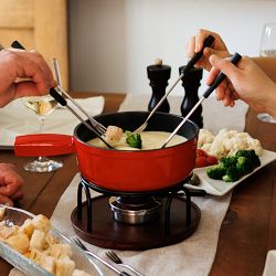 Swissmar Ticino Cast Iron Fondue Pot
