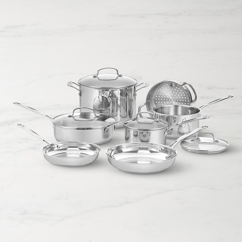 Cuisinart Chef's Classic Stainless Steel 11-Piece Cookware Set
