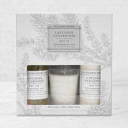 Williams Sonoma Lavender Cedarwood Guest Set