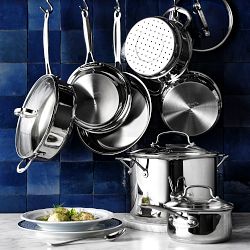 Cuisinart Chef's Classic Stainless Steel 11-Piece Cookware Set