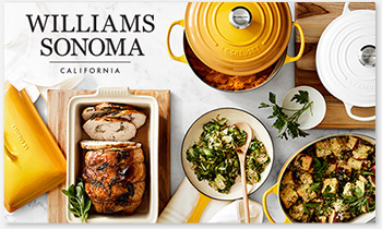 Williams Sonoma gift card for a last minute birthday gifts idea by Sugar & Cloth