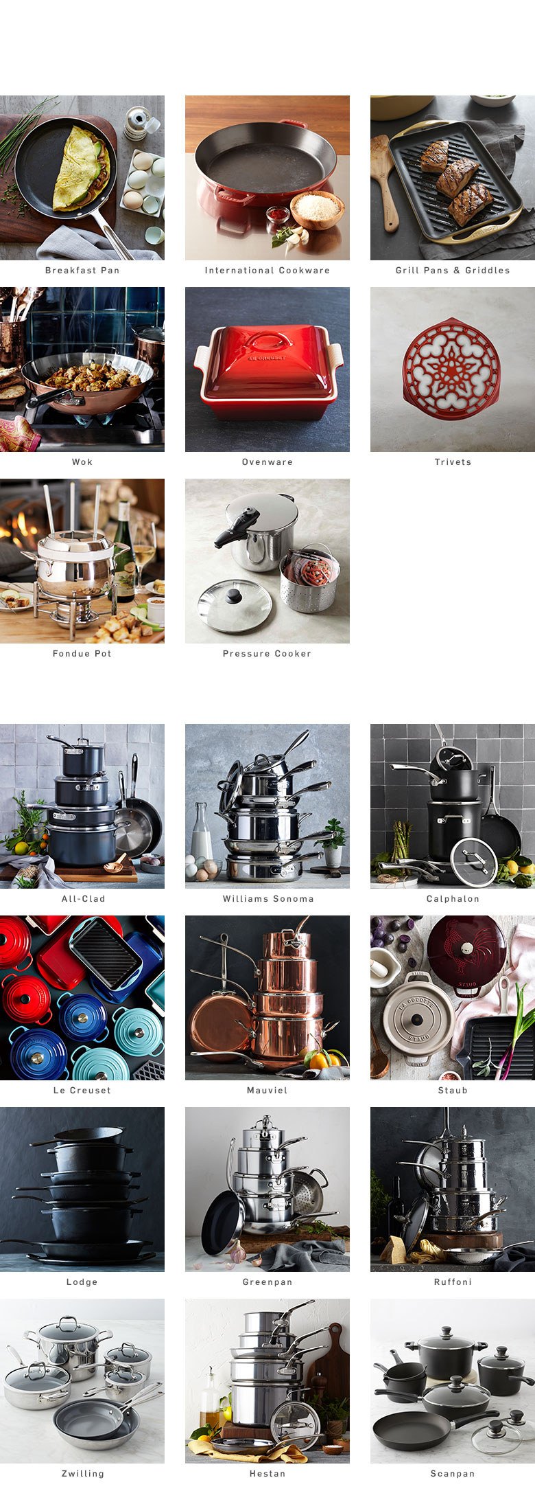 Cookware Essentials Registry Guide Williams Sonoma