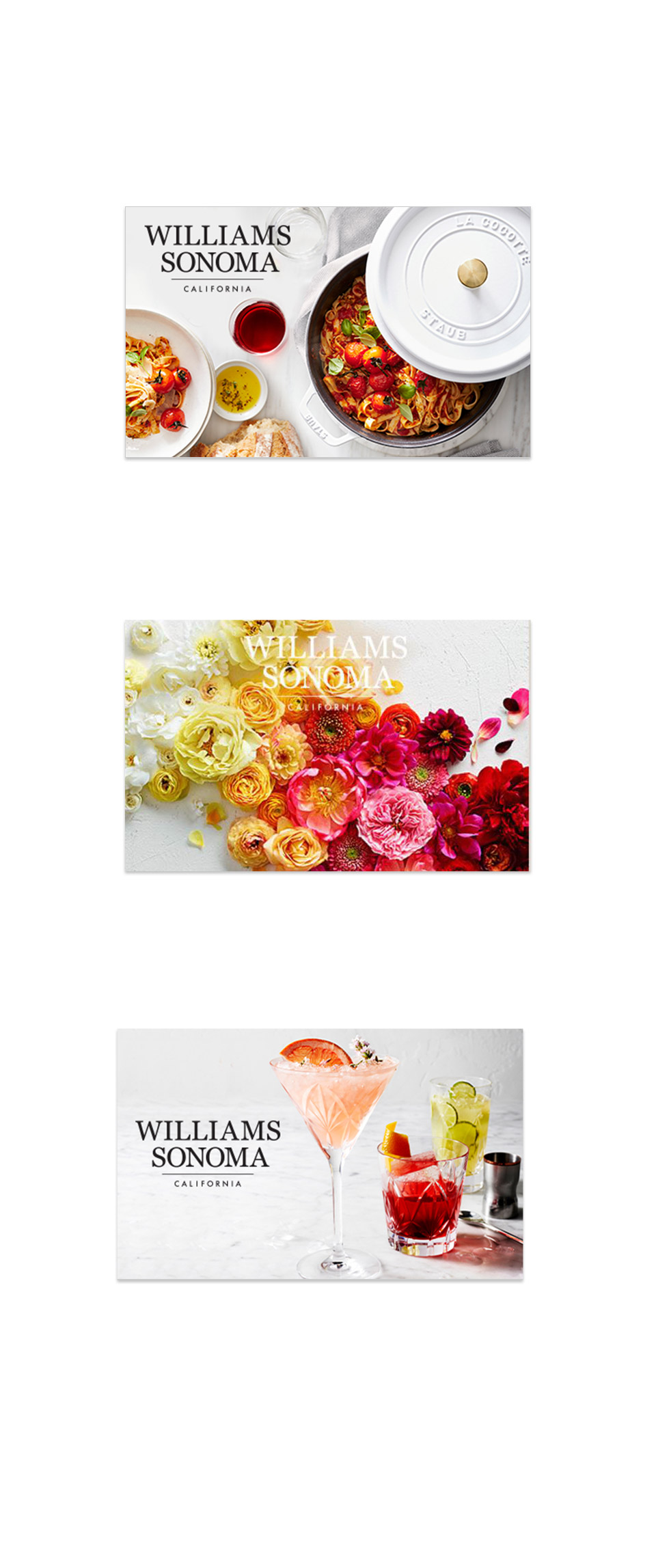 Williams sonoma gift hot sale card