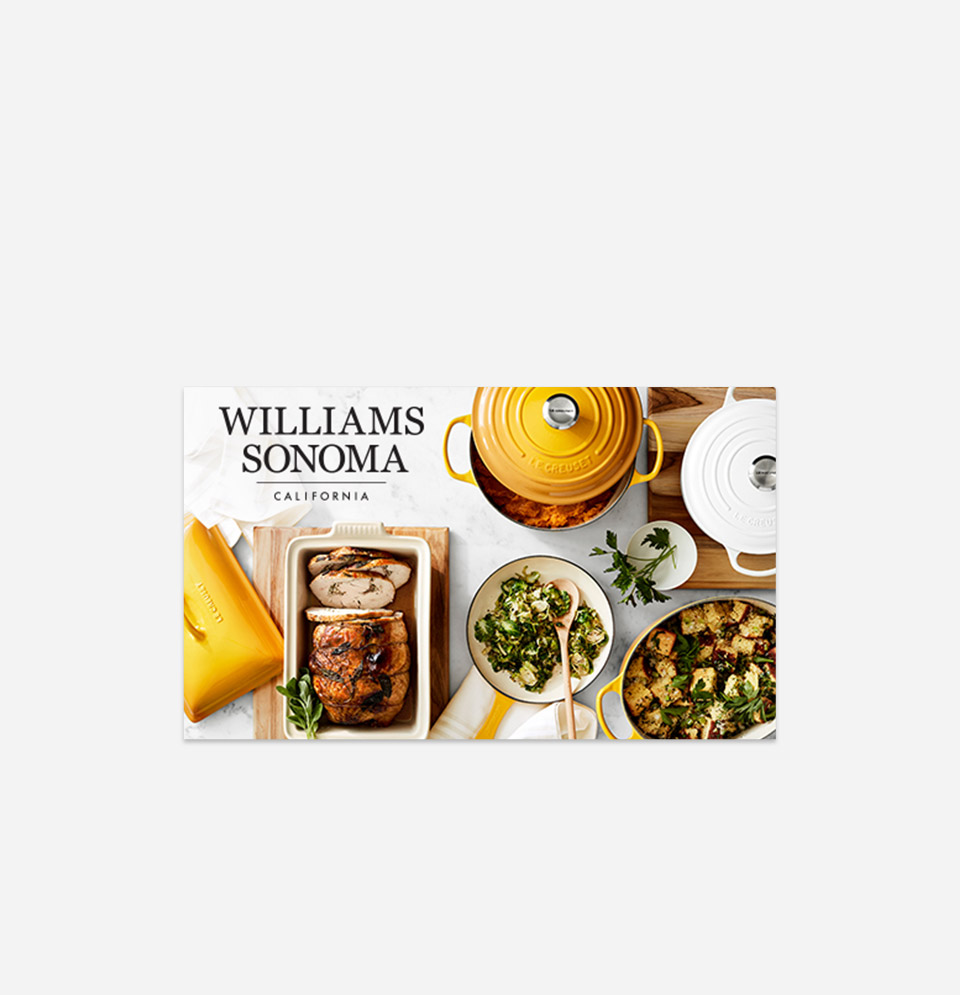 Williams sonoma gift hot sale card