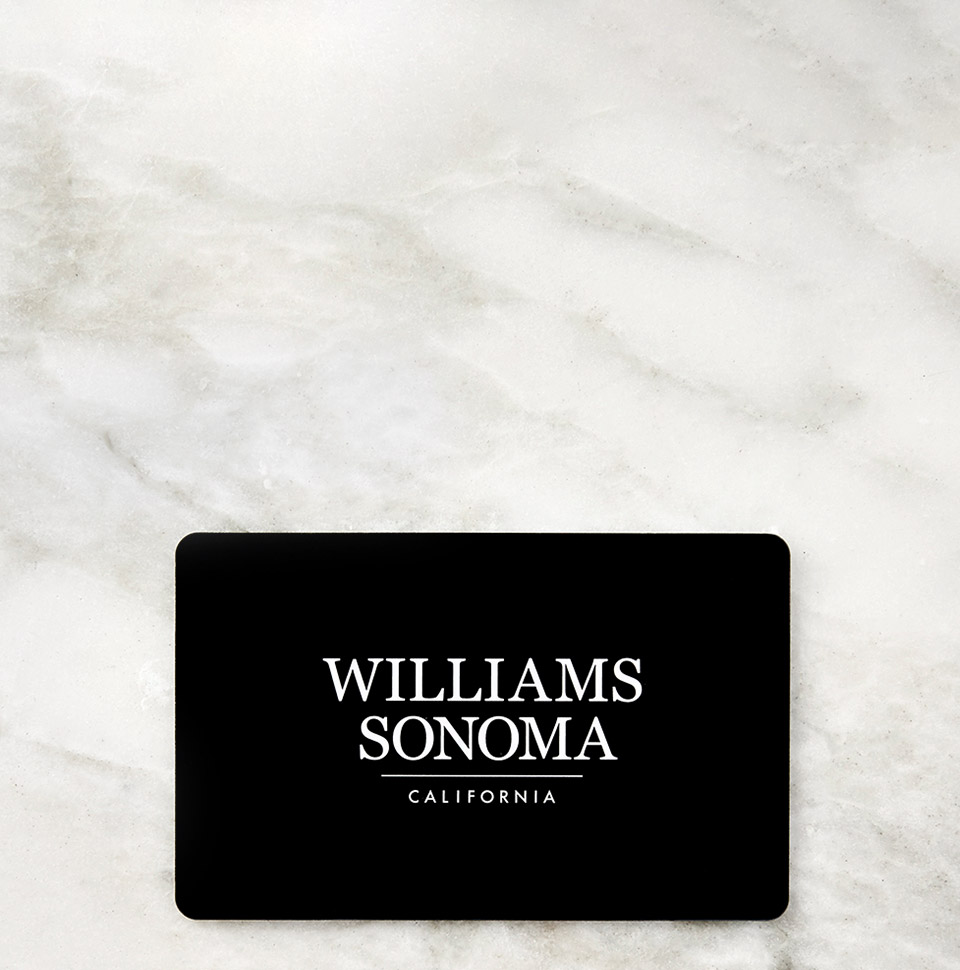 Williams sonoma hotsell gift card
