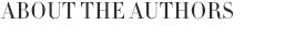 About the Authors