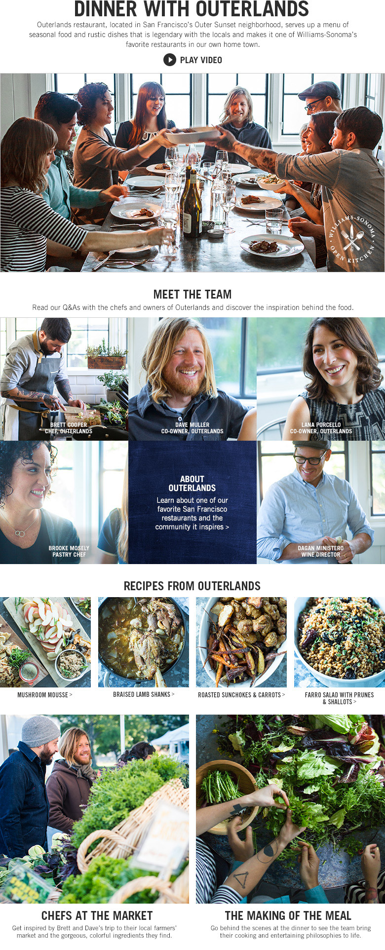 Dinner With Outerlands