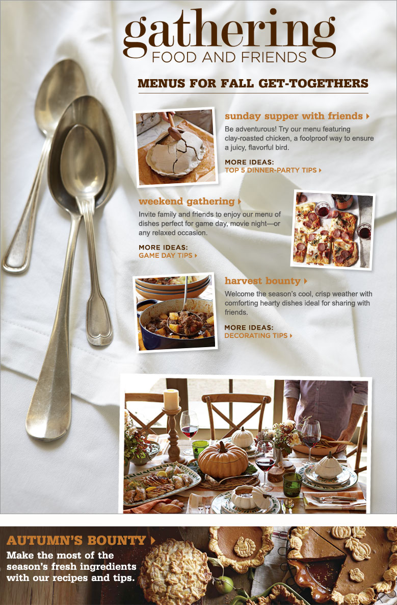 Gathering Food And Friends