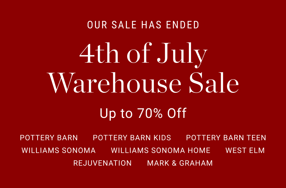 Warehouse Sale