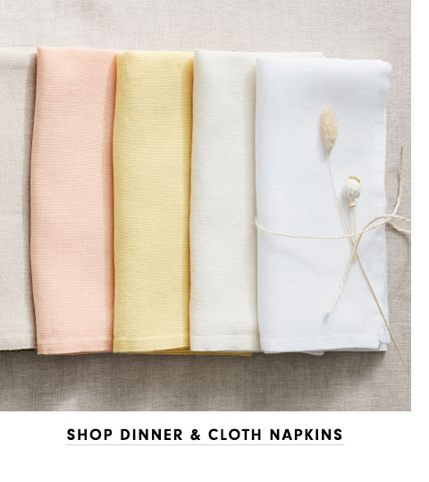 Shop Dinner & Cloth Napkins >