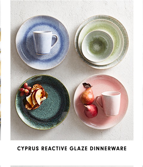 Cyprus Reactive Glaze Dinnerware >