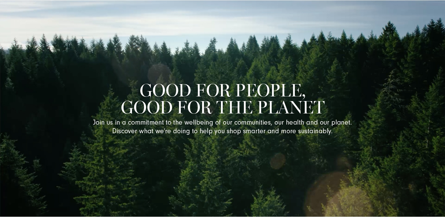Good For People, Good For the Planet
