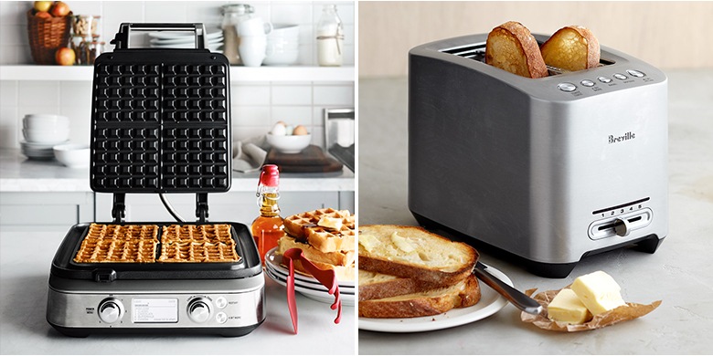 Shop Breville Waffle Makers & Toasters >