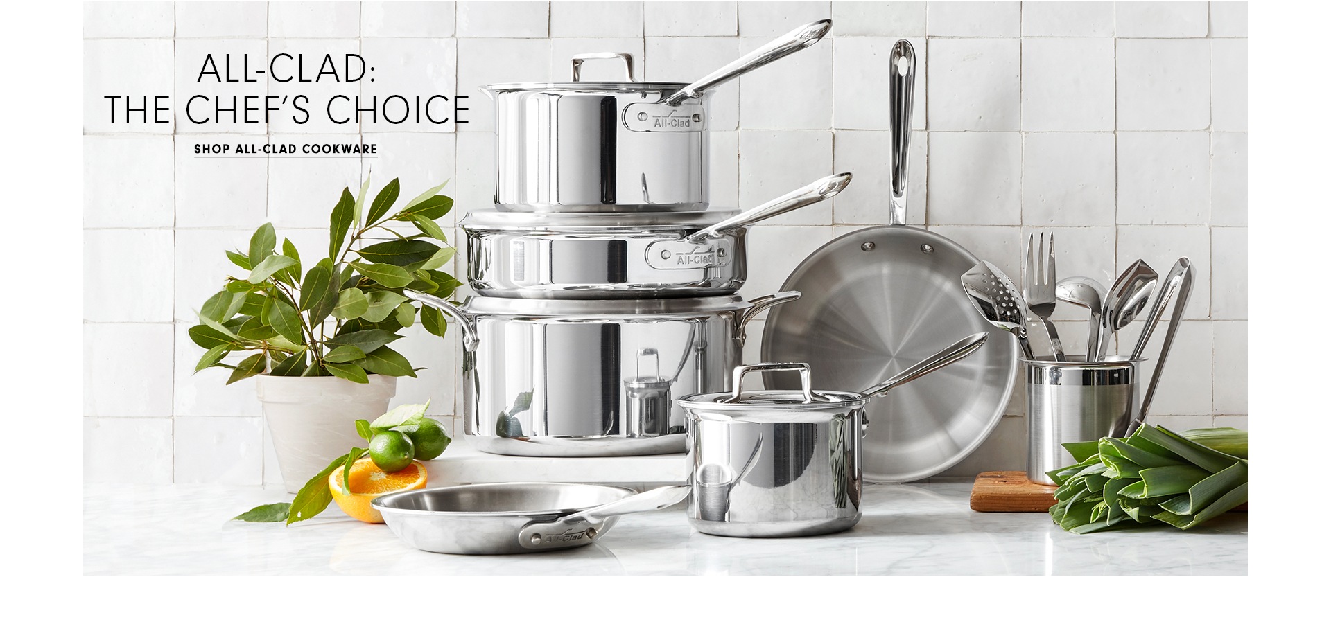 Shop All-Clad Cookware >