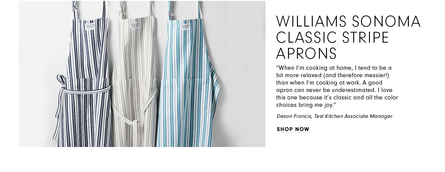 Williams Sonoma Classic Stripe Aprons
