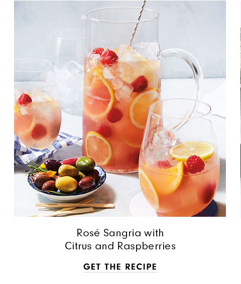Rosé Sangria with Citrus and Raspberries