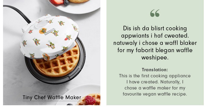 Tiny Chef Waffle Maker