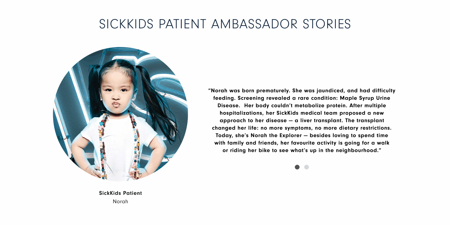 SickKids Patient Ambassador Stories