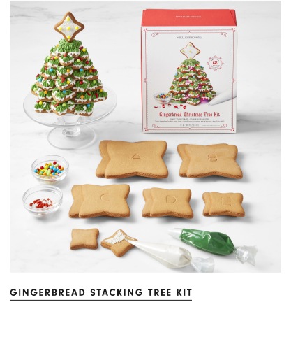 Gingerbread Tree Stacking Cookie Kit