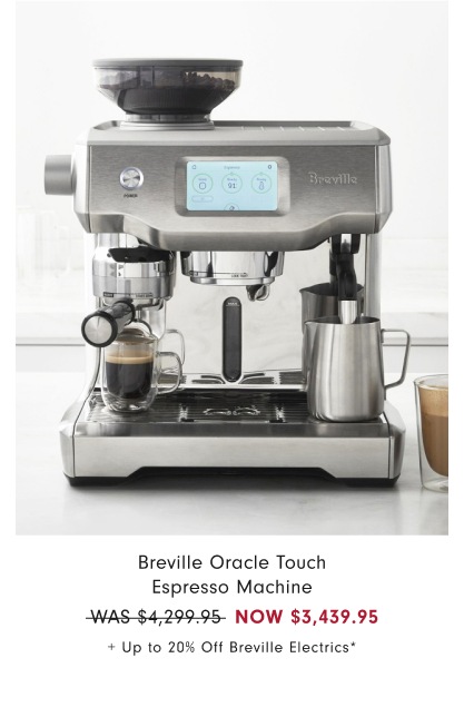 Up to 20% Off Breville Electrics*