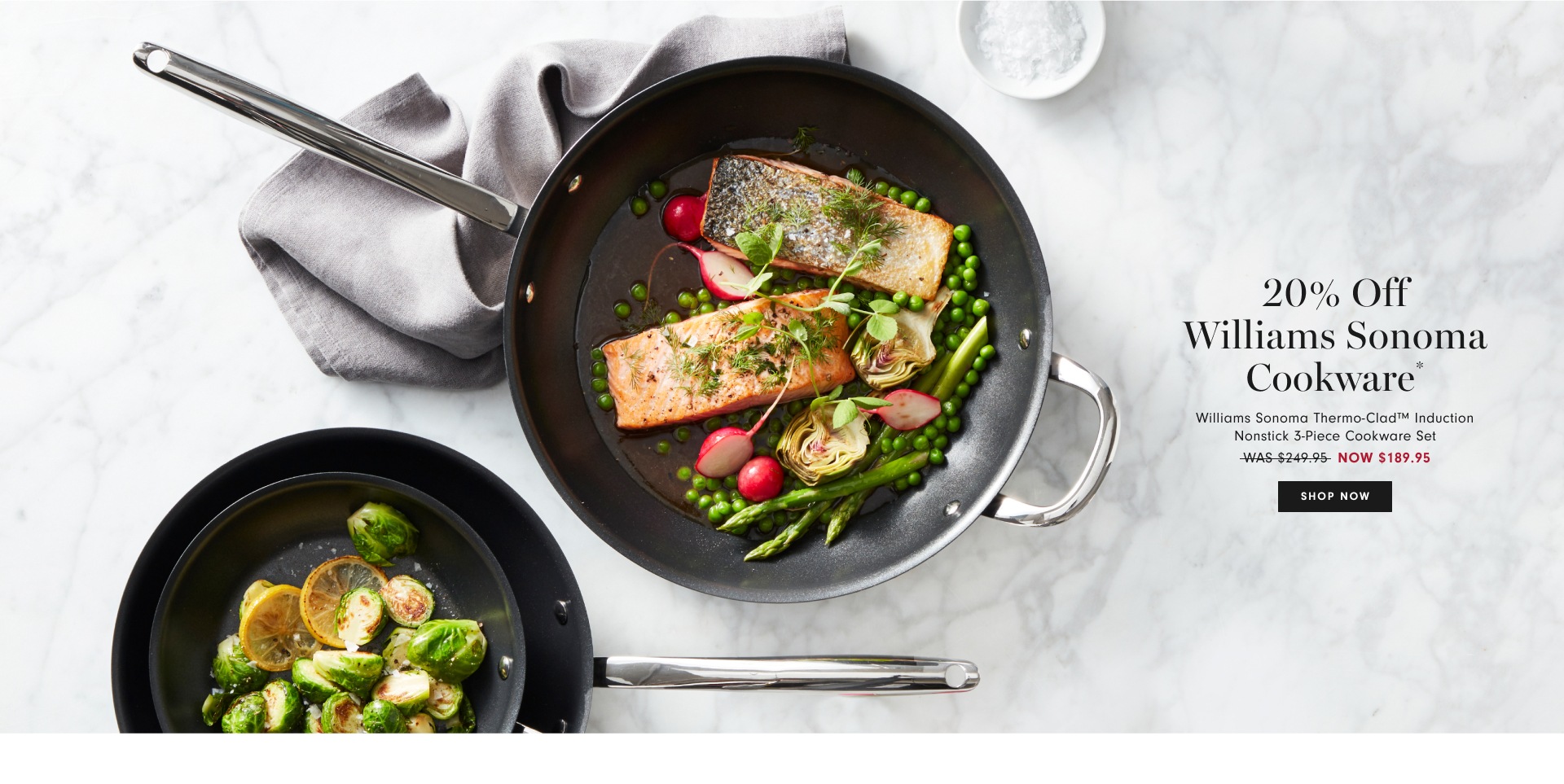 Deal of the Week–20% Off Williams Sonoma Cookware
