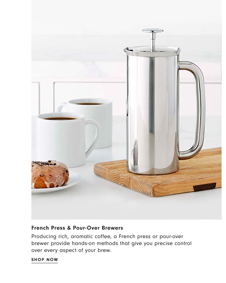 Shop French Presses & Pour-Over Brewers