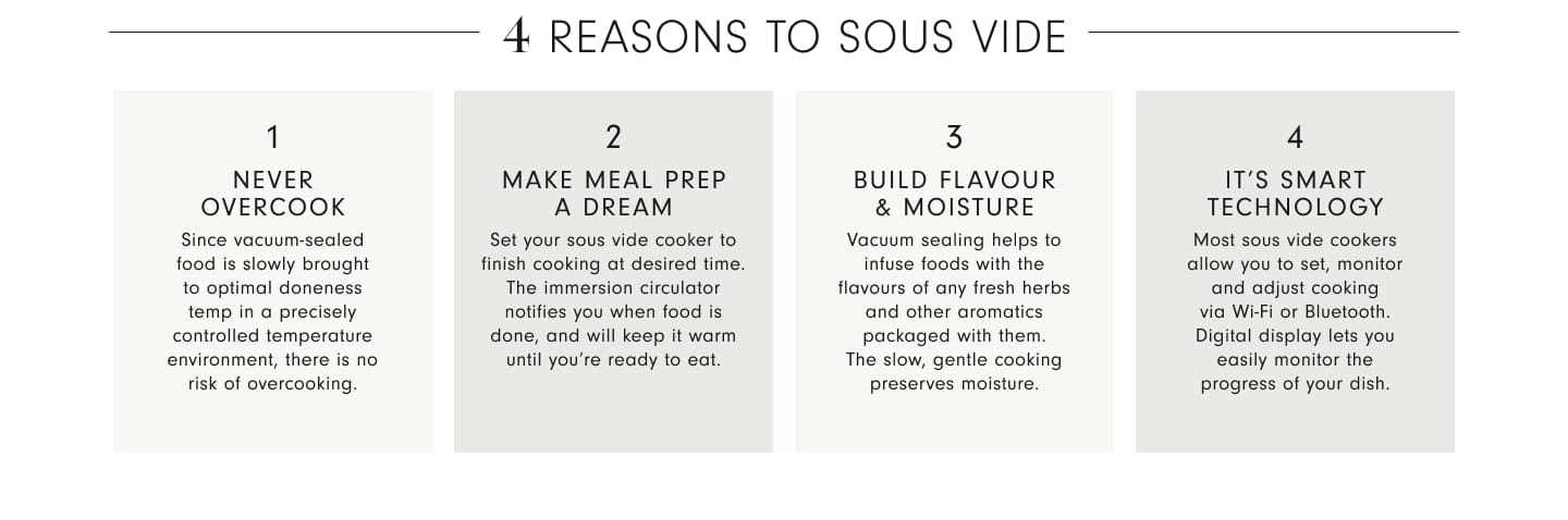 4 Reasons to Sous Vide