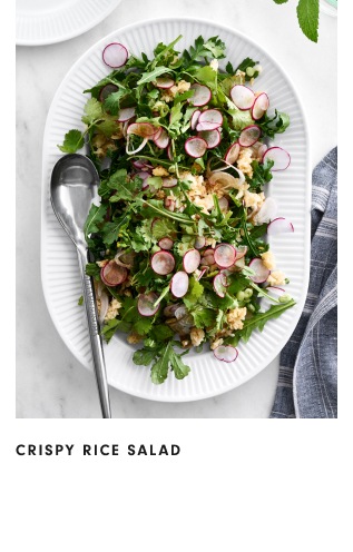 Crispy Rice Salad with Spring Herbs