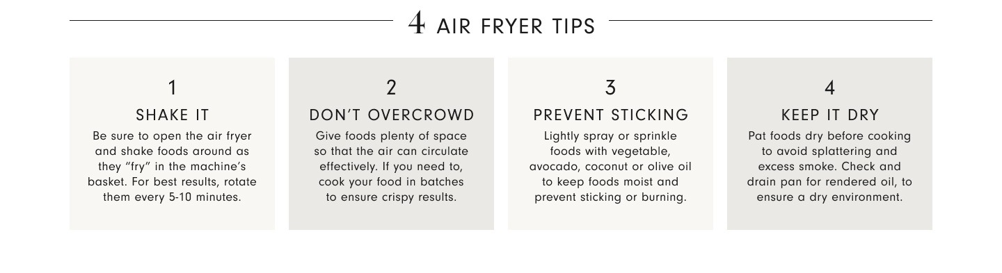 4 Air Fryer Tips