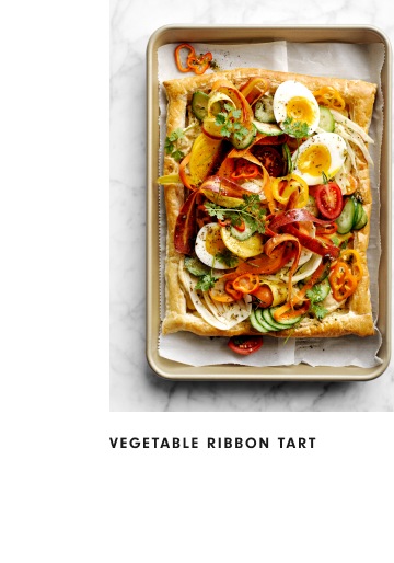 Vegetable Ribbon Tart 