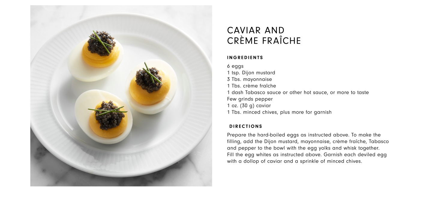 Caviar & Creme Fraiche