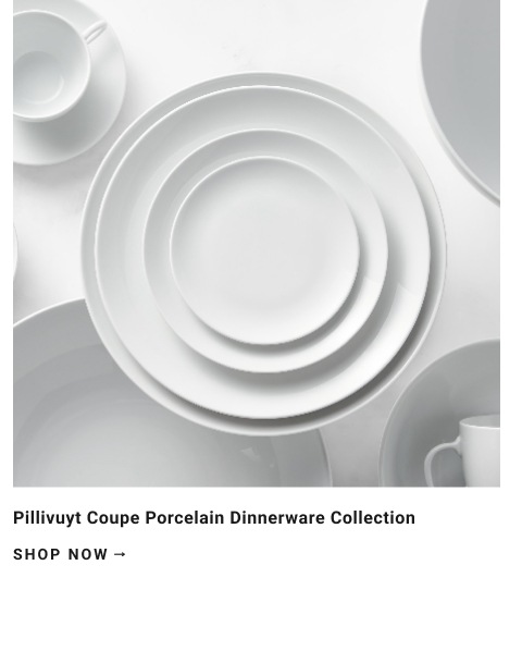 Pillivuyt Coupe Porcelain Dinnerware