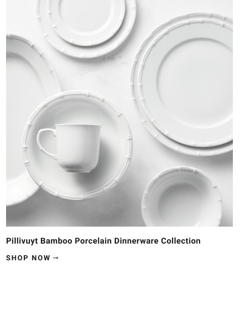 Pillivuyt Bamboo Porcelain Dinnerware Collection >