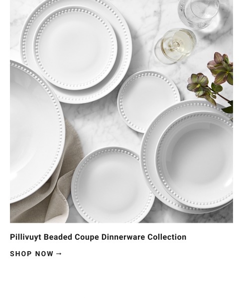 Pillivuyt Beaded Dinnerware Collection
